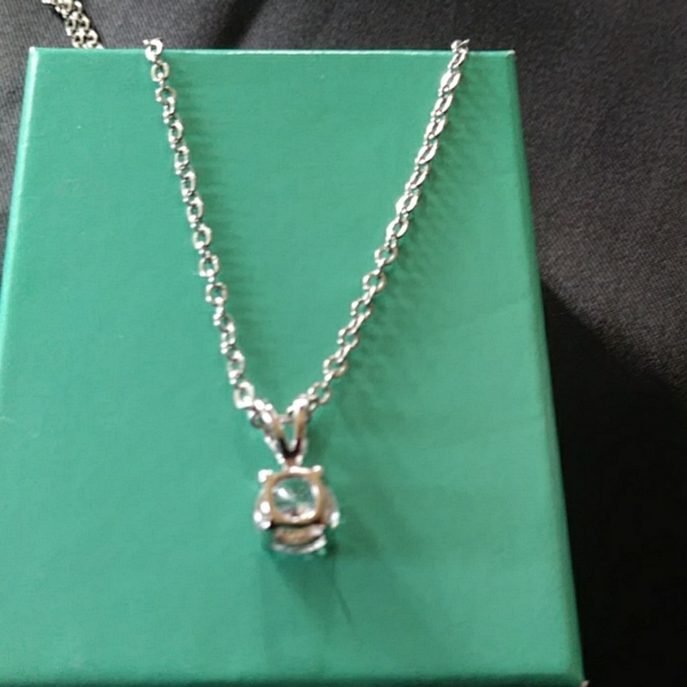 18" CZ DIAMOND NECKLACE - Picture 5 of 8